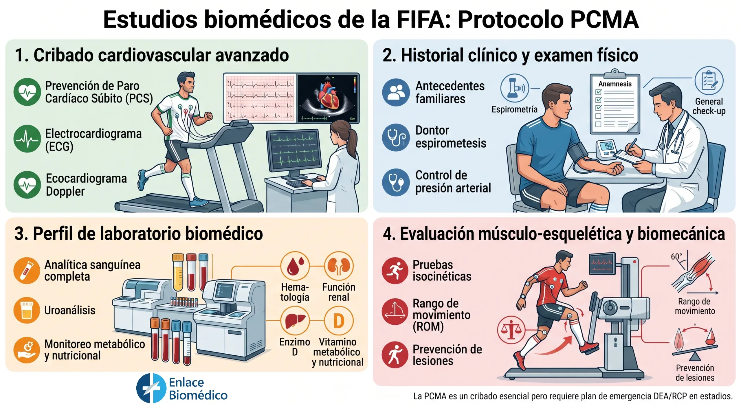 estudios biomédicos de la FIFA
